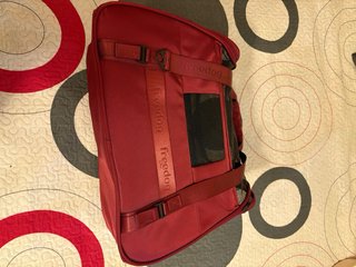 Transportín para perro grande rojo Freedog