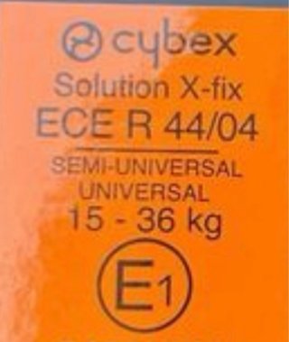 Cybex Solution X-Fix 15-36 Kg