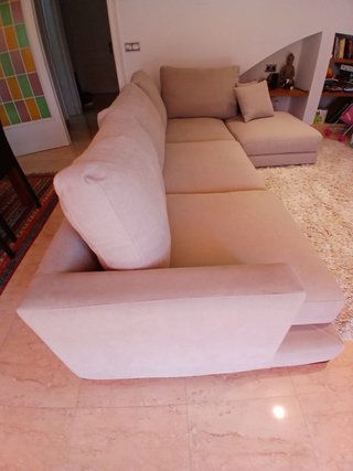 Sofá Chaise Longue Gris Perla Banak