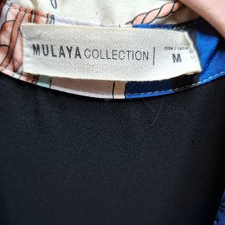 Blusón Mulaya Collection Negro Fluido