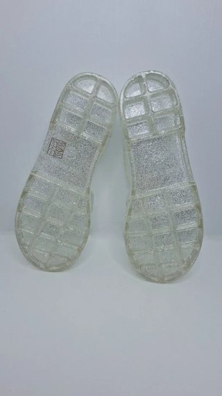Sandalias cangrejeras mujer glitter para playa