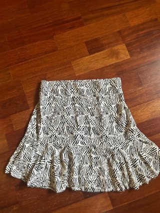 Conjunto Top y Minifalda Diseño Cebra - NUEVO
