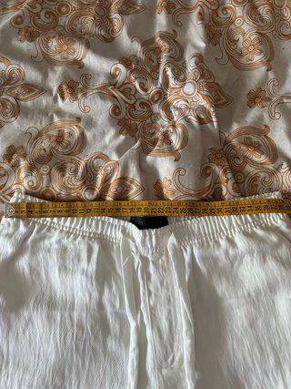 Pantalón recto blanco Zara mujer