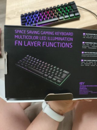 Teclado Gaming ISY RGB Mini