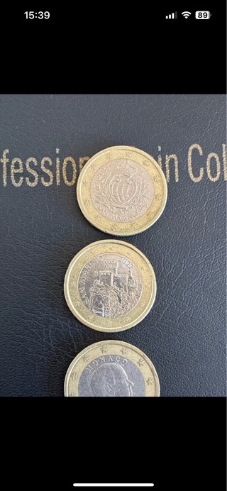 Set 3 Monete 1 Euro