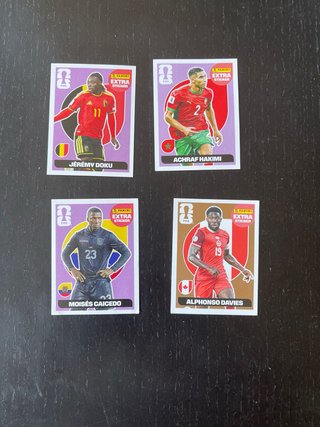 4 Cromos Extra Panini FIFA 2026