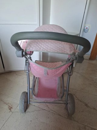 Carrito de juguete rosa