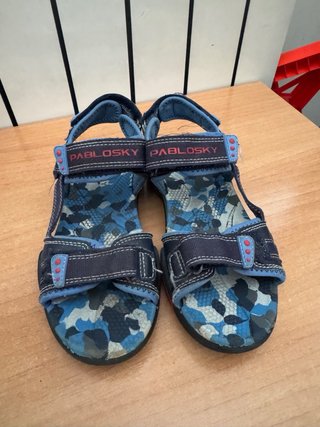Sandalias Pablosky niño azul/multicolor