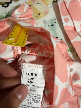 Peto falda y diadema bebé estampado