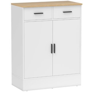 Sideboard mit Stauraum, Kommode mit 2 Schubladen,