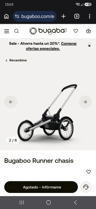 Carro de running para bebé