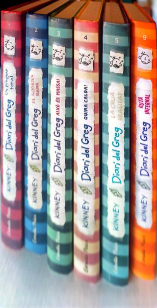 Pack de 7 libros Diari de Greg(catalán)