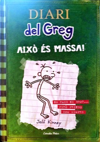 Pack de 7 libros Diari de Greg(catalán)