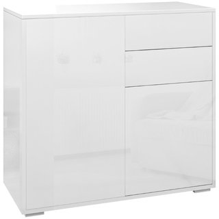 Credenza Moderna con 2 Armadietti e 2 Cassetti con