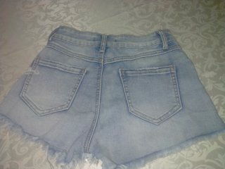 Shorts vaqueros con flores Talla S/40