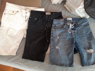 Pantalones cortos vaqueros Pull&Bear Talla 38