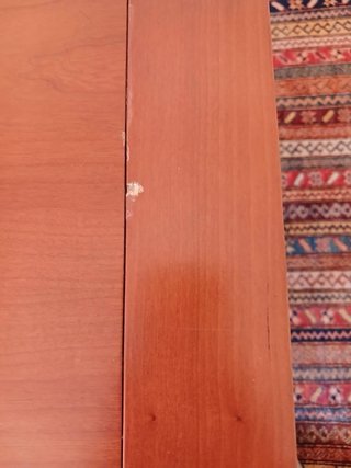 Mesa extensible madera caoba