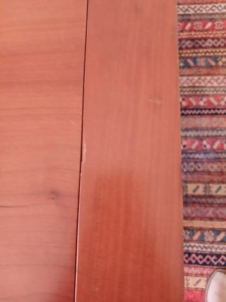 Mesa extensible madera caoba