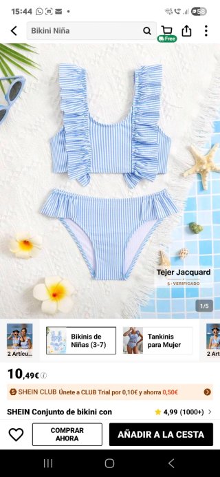Bikini niña 5 años NUEVO