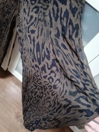 Pantalón ancho estampado Zara