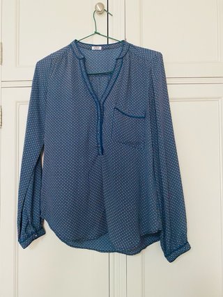Blusa retro Pimkie azul