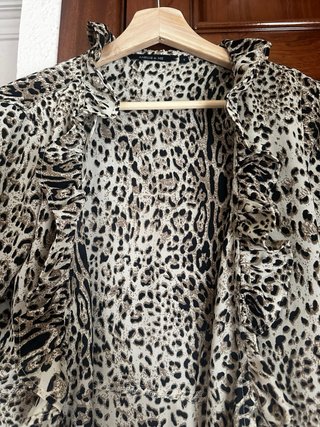 Vestido estampado animal print