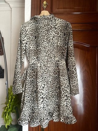 Vestido estampado animal print