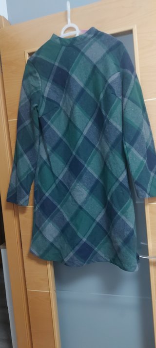 Vestido de paño a cuadros
