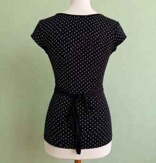 Camiseta pinup lunares y flamencos