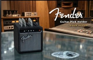 Porta púas guitarra estilo Fender 5 púas