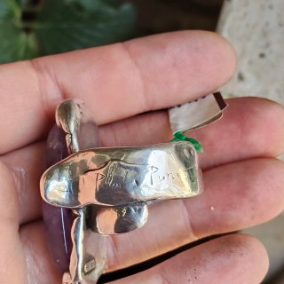 Anillo Plata Amatista Natural