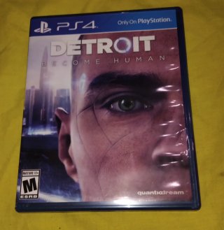 Lote 4 juegos PS4: Detroit, GTA V, Wolfenstein II,