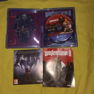 Lote 4 juegos PS4: Detroit, GTA V, Wolfenstein II,