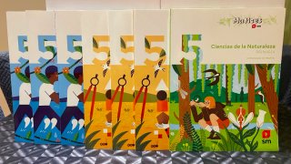 Libros texto nuevos quinto primaria Mates, lengua.