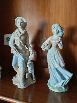 Juego de 2 Platos Decorativos Cerámica