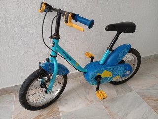 Bicicleta  B'TWIN 14" como nueva