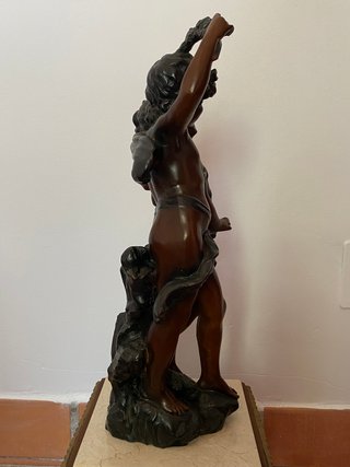 Urregui Mantel Clock – Neoclassical Figural Design