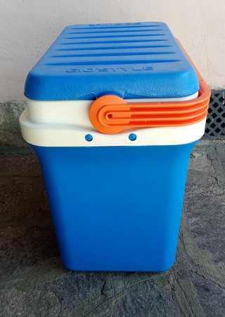 Borsa termica Gio Style blu e arancione