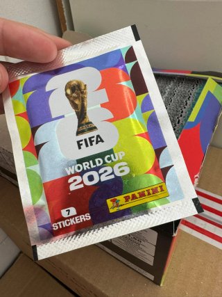 Caja 100 sobres Panini Mundial 2026 | Sellada