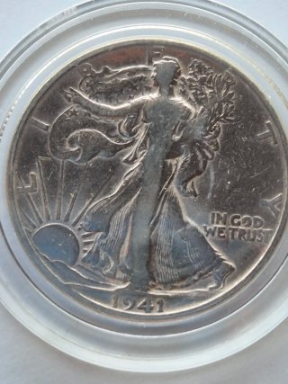 USA half dollar 1941 y 1962 in argento