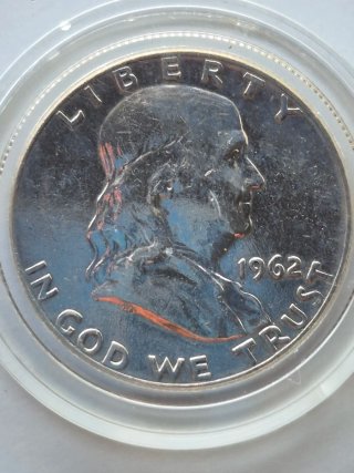 USA half dollar 1941 y 1962 in argento