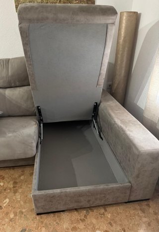 Sofá chaise longue 2,70m tela
