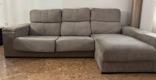 Sofá chaise longue 2,70m tela