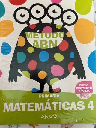 Matemáticas ABN 4 primaria
