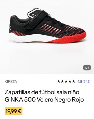 Botas de fútbol niño Talla 31