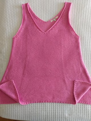 Top de punto EASY WEAR escote V talla M