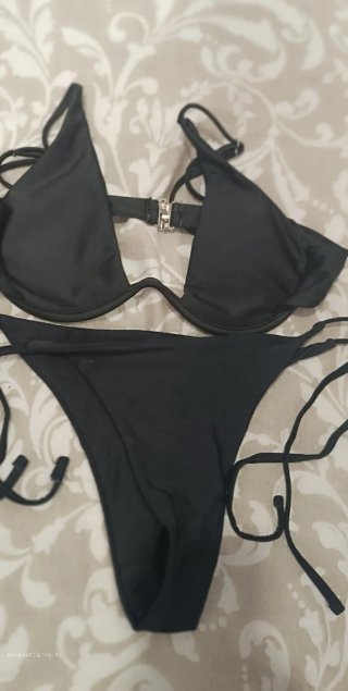 Traje de baño bikini marrón