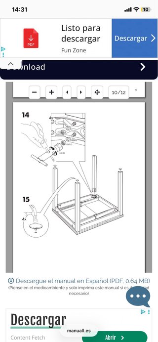 Mesa extensible IKEA BJURSTA (90x90) con sillas