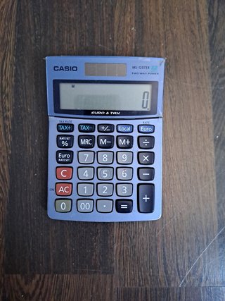 Calculadora Casio MS-120TER Euro & Tax