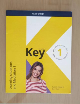 Pack libros inglés 1 bachillerato Key (B1-B2)